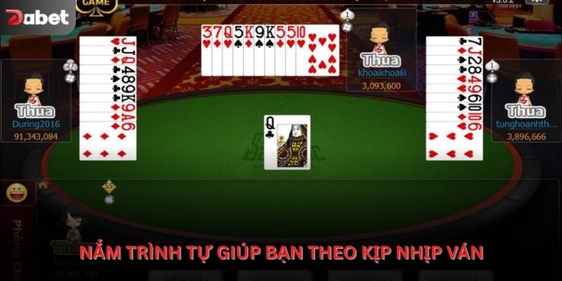 Nắm trình tự giúp bạn theo kịp nhịp ván.